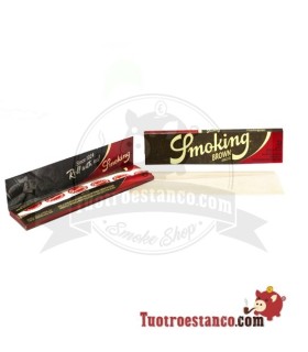 110mm King Size Marrom Smoking Papel