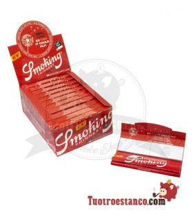 Estojo de papel mais fino Smoking King Size + dicas - 24 livretos