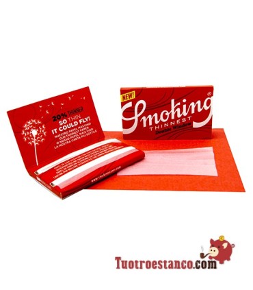 Astuccio in carta Smoking a doppia finestra ultra sottile - 25 libretti