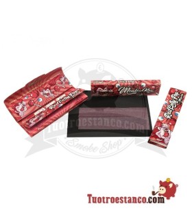 Estuche de papel Monkey King Size Red Lolly Pop + Filtros - 24 libritos