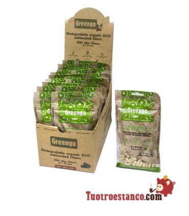 Cassa filtro BIO slim greengo 6 mm 200u