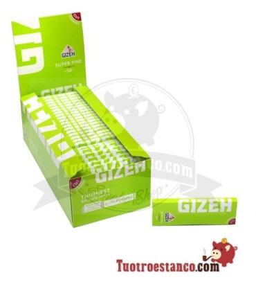 Superfeines Gizeh Papieretui 70 mm - 50 Heftchen