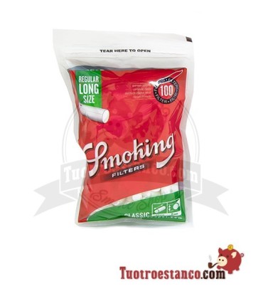 Filtros Smoking 8 mm de comprimento (verde) 1 x 25