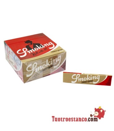 Estuche de papel Smoking Thinnest Brown King Size 108 mm - 50 libritos