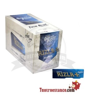 Papier Rizla + Bleu 70 mm - 100 livrets