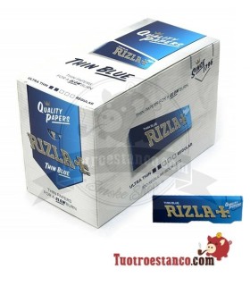 70 mm rizla + Papel Azul - 100 livretos