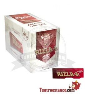 70 mm rizla + Papel Vermelho - 100 livretos