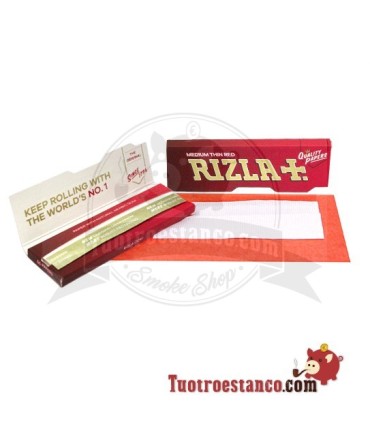 Papier Rizla + Rouge, 70 mm - 100 livrets