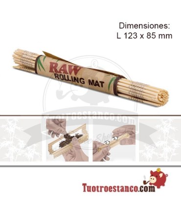 Esteira rolante de bambu RAW