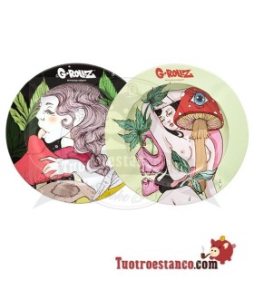 Metal Ashtray G-Rollz Mushrooms Lovers