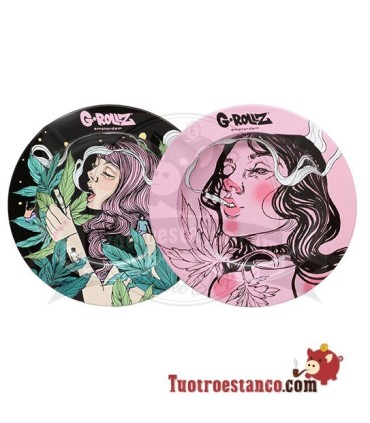 Ashtray Metal G-Rollz Girls Pink Weed