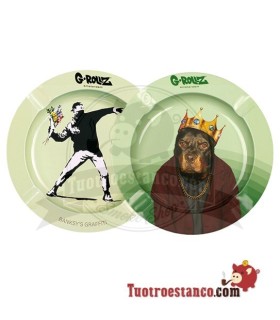 Cendrier en métal G-Rollz Bouquet & King Dog