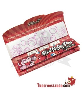 Monkey Smell King Size Roter Lolly Pop Papier 110mm + Filter