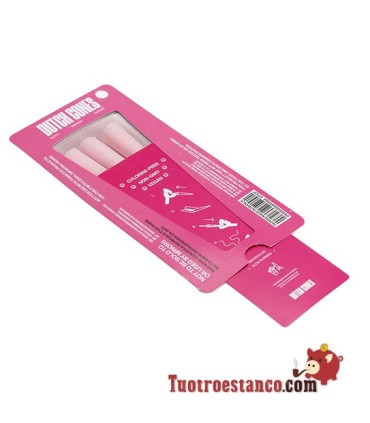 Présentoir à 6 cônes Dutch Pink 78 mm