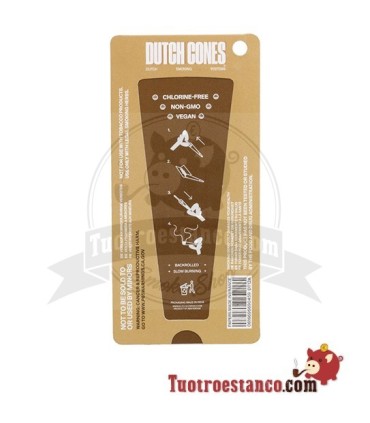 Espositore a 6 coni marrone olandese da 78 mm