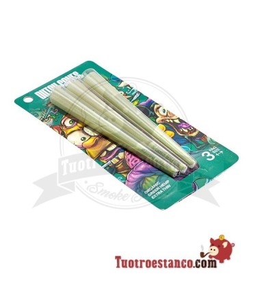 Display-Kegel Holländisch Grün Bio-Hanf King Size 3 Kegel