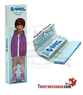 G-Rollz Pets Rock Teen King Size Blue Paper + Cardboard Filters