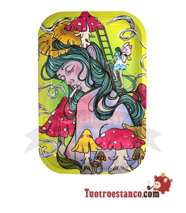 G-Rollz Smokey Shroom Metal Tray 27.5 x 17.5 cm