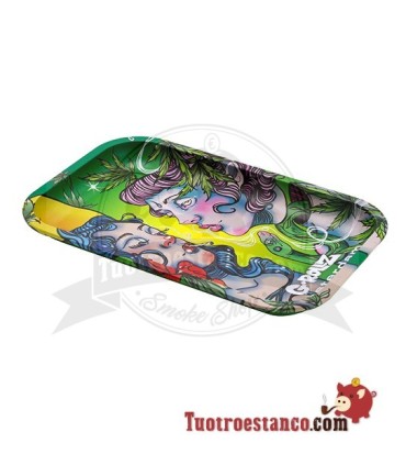 G-Rollz Smokey Sisters Bandeja de Metal 27,5 x 17,5 cm