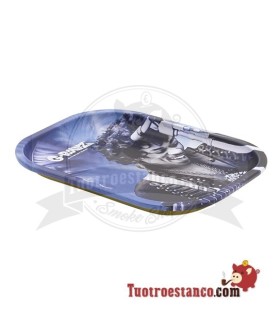 Petit Plateau en Métal G-Rollz J Hendrix Blue Spark 14x18 cm