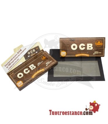 Papel OCB Virgin 200 Bloc King Size de 110 mm