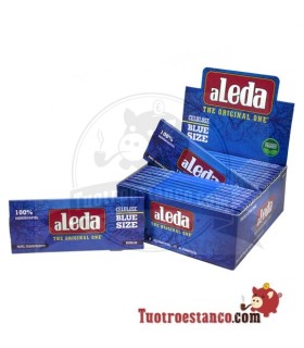 Papel aleda transparente azul de 110 mm - 20 livretos