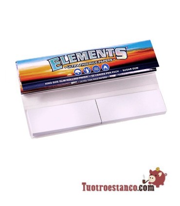 Elements King Size Slim Reispapier + Spitzen