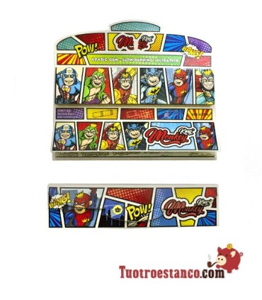 Papel Monkey king size SuperHeroe BRILLAN EN LA OSCURIDAD 110 mm + Filtros