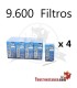 4 CASES Filtres rizla Ultra Slim 5,7 mm - 80 boîtes - 9 600 filtres