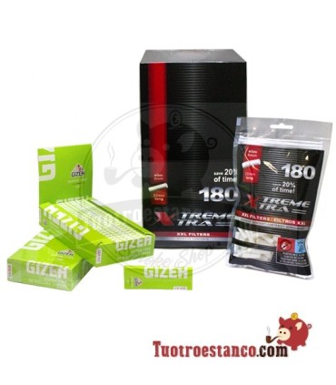 2 Gizeh 78mm + X-trem Filter 6mm LANG