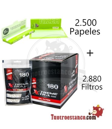 2 Gizeh filtros 78mm + X-trem 6mm de comprimento