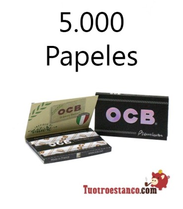 2 Estuches OCB Doble Ventana 70mm - 50 libritos