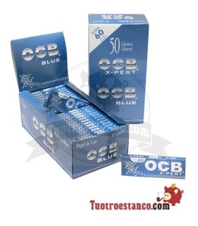 2 étuis OCB x-pert bleu 70mm - 100 livrets