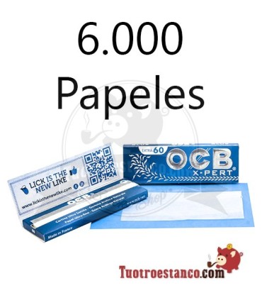 2 Estuches OCB x-pert Azul 70mm - 100 libritos