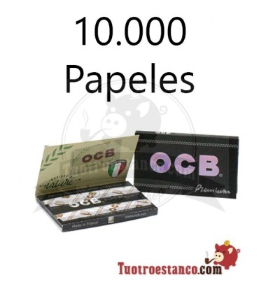 4 Estuches OCB Doble Ventana 70mm - 100 libritos