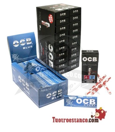 OCB X-pert Azul 70mm + Filtros OCB precortados 5.7mm