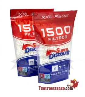 2 Bolsas Filtros SD 6mm - 3.000 filtros