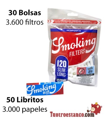 Smoking Blue 70mm + LONG Smoking Filters