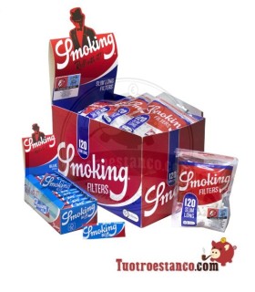 Smoking Azul 70mm + Filtros Smoking LARGOS