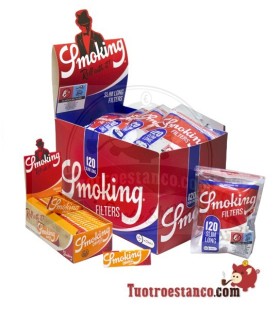 Smoking Naranja 70mm + Filtros Smoking LARGOS