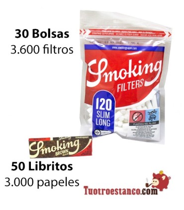 Smoking Brown 70mm + LONG Smoking Filters