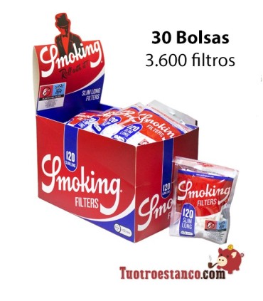 Smoking Filtros de Smoking Castanho 70mm + LONG