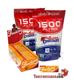 Smoking Arancione 70mm + Filtri SD 6mm