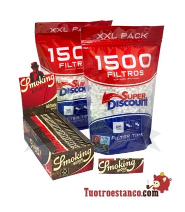 Smoking Castanho 70mm + Filtros SD 6mm