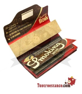 Brown Smoking Paper 1 1/4 78mm + Tips