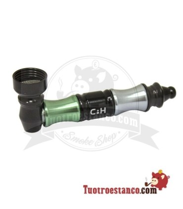 Pipa High Champ de metal tricolor 8,5 cm