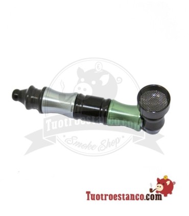 Pipa High Champ de metal tricolor 8,5 cm