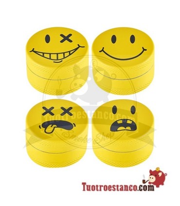 Grinder de metal Champ Yellow Face 2 partes de 40 mm