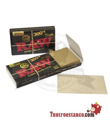 Papel RAW 300 Black de 78 mm