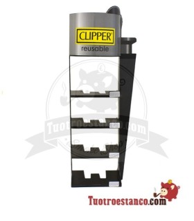 Expositor Clipper en forma de mechero Black VACÍO